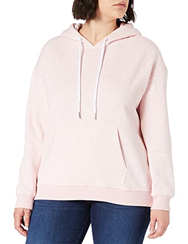 Urban Classics Damen Ladies Color Melange Hoody Kapuzenpullover, pink melange, XXL von Urban Classics