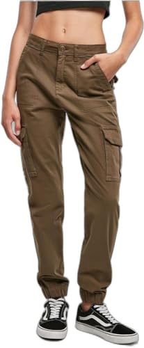 Urban Classics Damen TB5454-Ladies Cotton Twill Utility Pants Hose, Olive, 27 von Urban Classics