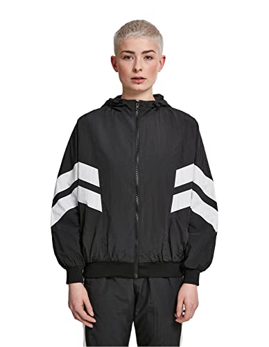 Urban Classics Damen Tb2664 Jacke, Blk/Wht, L EU von Urban Classics