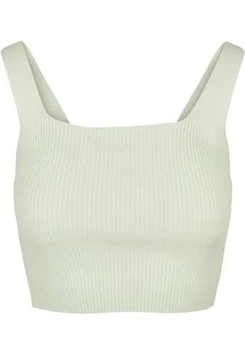 Urban Classics Damen Ladies Cropped Knit Top lightmint, M von Urban Classics