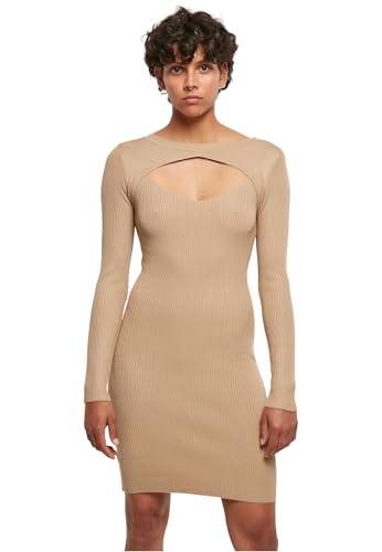 Urban Classics Damen Ladies Cut Out Casual Dress, unionbeige, M Urban Classics Damen Ladies Cut Out Casual Dress, unionbeige, M von Urban Classics