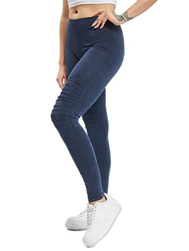 Urban Classics Damen Ladies Denim Jersey Leggings, Indigo, 44 (Herstellergröße: XXL) von Urban Classics