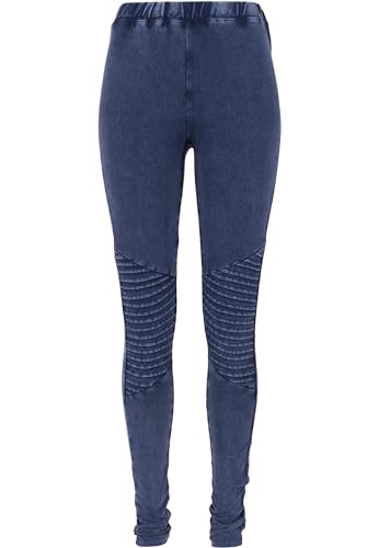 Urban Classics Damen Ladies Denim Jersey Leggings, Indigo, S von Urban Classics