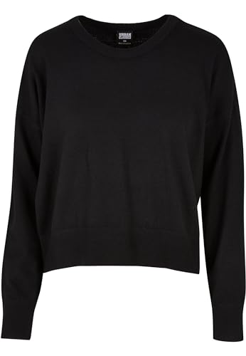 Urban Classics Damen TB5448-Ladies Eco Viscose Oversized Basic Sweater Sweatshirt, Black, 3XL von Urban Classics