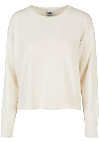 Urban Classics Damen Ladies EcoVero Oversized Basic Sweater Sweatshirt, Whitesand, 4XL von Urban Classics