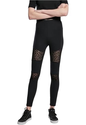 Urban Classics Ladies Flock Lace Inset Leggings Black XS Urban Classics Ladies Flock Lace Inset Leggings Black XS von Urban Classics
