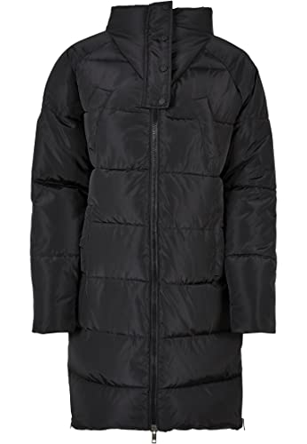 Urban Classics Damen TB5435-Ladies High Neck Puffer Coat Jacke, Black, M von Urban Classics