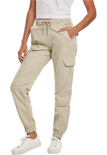 Urban Classics Damen Hose, Cargo, Concrete, 4XL von Urban Classics