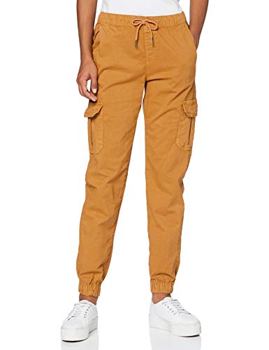 Urban Classics Damen Ladies High Waist Cargo Jogging Pants Hose, Toffee, 5XL von Urban Classics