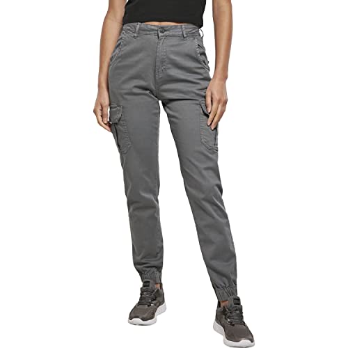 Urban Classics Damen Ladies High Waist Cargo Pants 26 lightshadow von Urban Classics