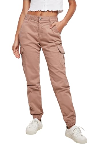 Urban Classics Damen Ladies High Waist Cargo Pants Hose, Duskrose, 26 EU Urban Classics Damen Ladies High Waist Cargo Pants Hose, Duskrose, 26 EU von Urban Classics
