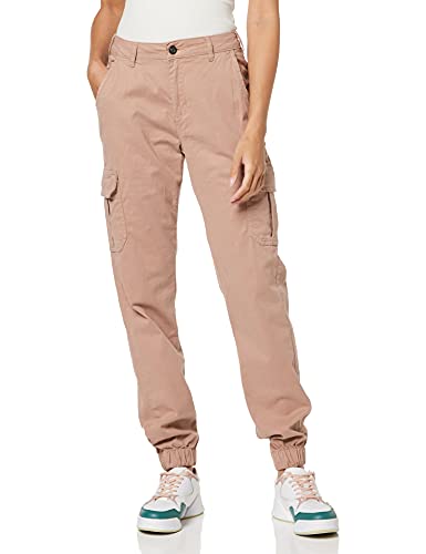 Urban Classics Damen Ladies High Waist Cargo Pants Hose, Duskrose, 30W Regular EU von Urban Classics