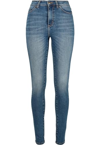 Urban Classics Ladies High Waist Skinny Jeans Tinted Midblue Washed 26/32 von Urban Classics