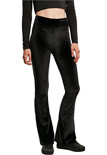 Urban Classics Damen Leggings Ladies High Waist Velvet Boot Cut Leggings Black XL Urban Classics Damen Leggings Ladies High Waist Velvet Boot Cut Leggings Black XL von Urban Classics