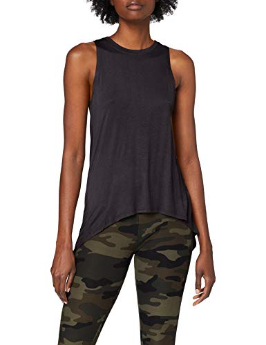 Urban Classics Damen Top Ladies Hilo Viscose TB1509, Gr. X-Small, Schwarz (Black 7) von Urban Classics