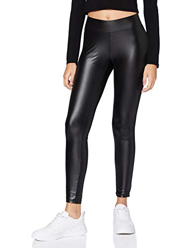 Urban Classics Damen Ladies Imitation Leather Leggings, Black, 3XL von Urban Classics