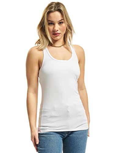 Urban Classics Damen Jersey tanktop voor dames Sport Tank Top, Weiß (White 220), L EU von Urban Classics