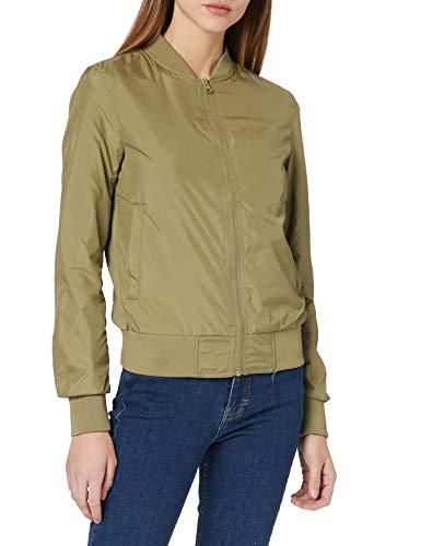 Urban Classics Damen Ladies Light Bomber Jacket Jacke, Khaki, 3XL von Urban Classics