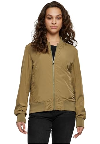 Urban Classics Ladies Light Bomber Jacket, Khaki, L Urban Classics Ladies Light Bomber Jacket, Khaki, L von Urban Classics