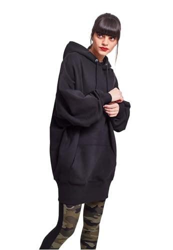 Urban Classics Damen Ladies Long Oversize Hoody Kapuzenpullover, Schwarz, XS EU Urban Classics Damen Ladies Long Oversize Hoody Kapuzenpullover, Schwarz, XS EU von Urban Classics
