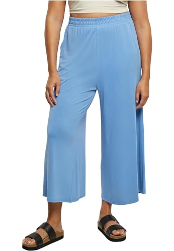 Urban Classics Frauen Hose Ladies Modal Culotte, lässige Culotte für Frauen, 3/4 Länge, mit Gummibund, horizonblue, L von Urban Classics