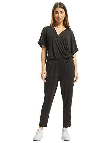 Urban Classics Damen Ladies Modal Jumpsuit, Schwarz (Black 00007), Large (Herstellergröße: L) von Urban Classics