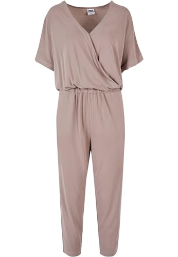 Urban Classics Damen TB2599-Ladies Modal Jumpsuit T-Shirt, duskrose, S von Urban Classics