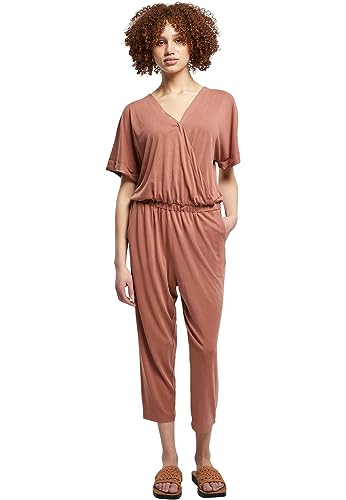 Urban Classics Damen Jumpsuit Ladies Modal Jumpsuit Terracotta XS von Urban Classics