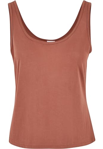 Urban Classics Damen TB4090-Ladies Modal Loose Top Trägershirt/Cami Shirt, Terracotta, 4XL von Urban Classics