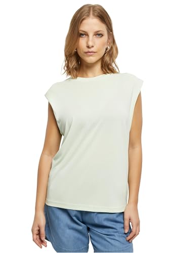 Urban Classics Damen Ladies Modal Padded Shoulder Tank T-Shirt, lightmint, XS von Urban Classics