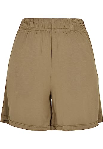 Urban Classics Damen TB4362-Ladies Modal Shorts, Khaki, L von Urban Classics