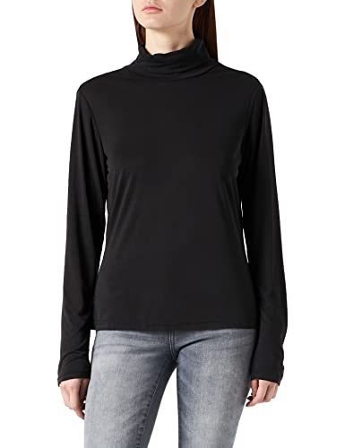 Urban Classics Damen Ladies Modal Turtleneck Longsleeve T-Shirt, Black, 4XL von Urban Classics