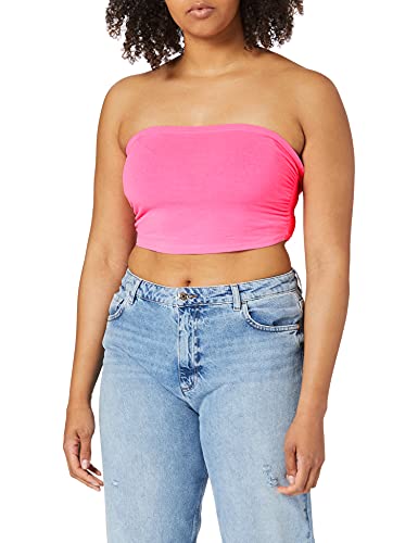 Urban Classics Damen dames neon bandeau Top, Rosa (Neonpink 00355), M EU von Urban Classics