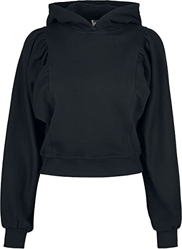 Urban Classics Damen Ladies Organic Gathering Batwing Hoody Kapuzenpullover, Black, 4XL von Urban Classics