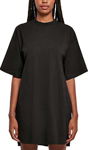 Urban Classics Damen Ladies Organic Heavy Oversized Theejurk Casual Dress, Schwarz, L EU von Urban Classics