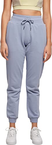 Urban Classics Damen Ladies Organic High Waist Sweat Pants Trainingshose, violablue, XXL von Urban Classics