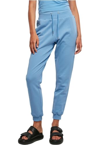 Urban Classics Damen Ladies Organic High Waist Sweat Pants horizonblue, M von Urban Classics