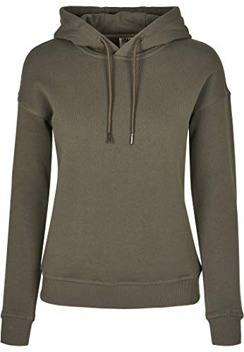 Urban Classics Damen Ladies Organic Hoody Kapuzenpullover, Olive, 3XL von Urban Classics