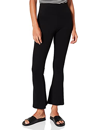 Urban Classics Damen TB4376-Ladies Organic Interlock Bootcut Leggings Hose, Black, L von Urban Classics