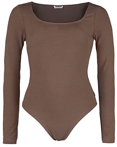 Urban Classics Damen Ladies Organic Longsleeve Body T-Shirt, bark, L von Urban Classics