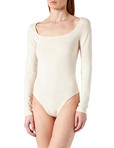 Urban Classics Damen Ladies Organic Longsleeve Body T-Shirt, whitesand, M von Urban Classics