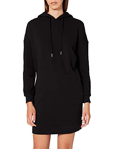 Urban Classics Damen Ladies Organic Oversized Terry Hoody Dress Kleid, Schwarz, M EU von Urban Classics