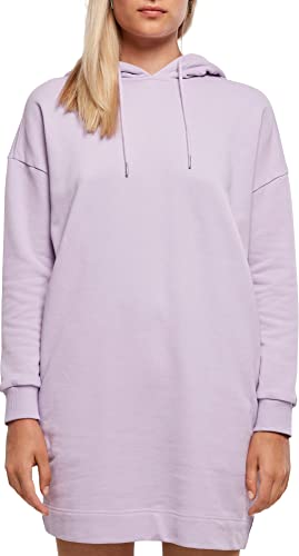 Urban Classics Damen Ladies Organic Oversized Terry Hoody Dress Kleid, Lila, M EU von Urban Classics