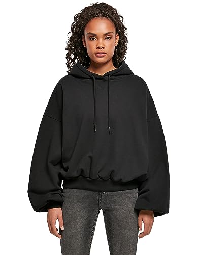 Urban Classics Damen TB4084-Ladies Organic Oversized Terry Hoody Kapuzenpullover, Black, XL/XXL von Urban Classics