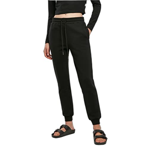 Urban Classics Damen Ladies Organic Slim Sweat Pants, Schwarz, 3XL EU von Urban Classics