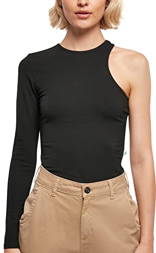 Urban Classics Damen Ladies Organic Stretch Asymmetric Body, Schwarz, S EU von Urban Classics