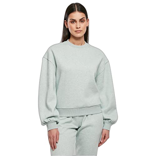 Urban Classics Damen Ladies Oversized Color Crewneck Sweatshirt, salvia Melange, L von Urban Classics