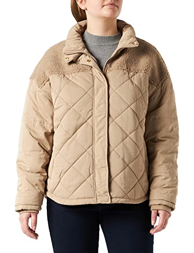 Urban Classics Damen Ladies Oversized Diamond Quilt Puffer Jacket Jacke, softtaupe, 3XL von Urban Classics