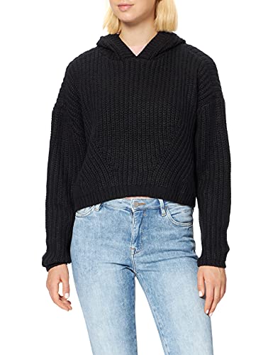Urban Classics Damen TB4537-Ladies Oversized Hoody Sweater Kapuzenpullover, Black, XL von Urban Classics