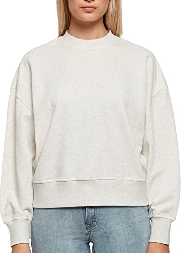 Urban Classics Damen TB5002-Ladies Oversized Rainbow Crewneck Sweatshirt, lightgrey, L von Urban Classics